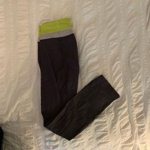 Lululemon Grey Legging (reversible) 7/8 length